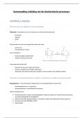 Samenvatting - Partim inleiding tot de biochemische processen