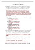 CHEM 120 Week 5 Virtual Lab; Organic Chemistry