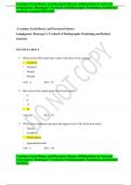 Cranium, Facial Bones, and Paranasal Sinuses (180Questions & Answers) Lampignano: Bontrager’s Textbook of Radiographic Positioning and Related Anatomy, Updated 2023-2024