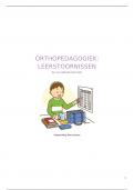 Samenvatting -  Orthopedagogiek: leerstoornissen