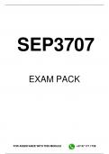 SEP3707 EXAM PACK 2024