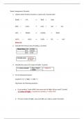 CHEM 120 Week 3 Assignment; Stoichiometry and Solution Chemisrty