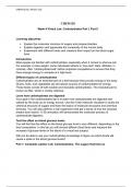 CHEM 120 Week 6 Virtual Lab; Carbohydrates Part I, Part II