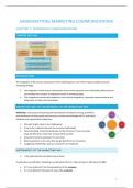 Volledige samenvatting marketing communications