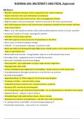 MP Hesi.1 •	Mastitis: antibiotic therapy, wear a supportive bra, warm compress •	Pyloric stenosis: olive size obstruction on abdomen •	Anchor the lower part of the uterus - then massaging the fundus •	High bp maybe with preeclampsia: check for protein in 