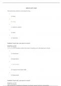 BIOL 251 UNIT 3 QUIZ (American Public University)