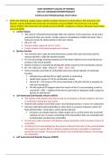 NSG 533  Module 9 Heart Failure Objectives  Rush University 2023/24