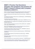 WSET 2 Practice Test Questions (Practice Test questions and answers for WSET 2 Award in Wines) with Complete Solutions.(rated A+)