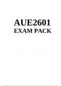 AUE2601 EXAM PACK 2024