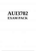 AUI3702 EXAM PACK 2024