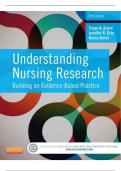 TEST BANK FOR UNDERSTANDING NURSING RESEARCH