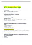 BRM Midterm Test Q&A