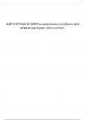 NGN ATI COMPREHENSIVE EXIT EXAM 2023