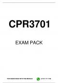 CPR3701 EXAM PACK 2024