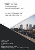 Drie geslaagde NCOI modulen Recruitment en Personeelsplanning 2023