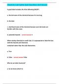 Chemistry Lab Safety Quiz Questions And Answer 