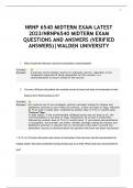 NRNP 6540 MIDTERM EXAM LATEST  2023/NRNP6540 MIDTERM EXAM  QUESTIONS AND ANSWERS (VERIFIED  ANSWERS)|WALDEN UNIVERSITY