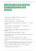 RCIS Practice Test 2023 197  Verified Questions and  Answers What is the formula for calculating cardiac output? - -CO= HR x SV -What is stroke volume related to? - -preload -Preload is most impacted by..... - -Increased filling volumes -A patient with ch