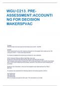 WGU C213. PREASSESSMENT:ACCOUNTI NG FOR DECISION  MAKERSPVAC (Image) What do total revenues equal at the break-even point? - $4,500 (Image) Which statement is true with respect to the point on this graph when sales are at 150 units per month? - Total cos