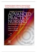 Test Bank For Hamric and Hanson's Advanced Practice Nursing 6th Edition Tracy O'Grady 