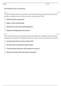 LICENSED CLINICAL SOCIAL WORK (LCSW) EXAM 2 PREPARATION QUESTIONS AND ANSWERS 100% ACCURATE 