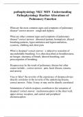 pathophysiology NKU MSN  Understanding Pathophysiology Huether Alterations of Pulmonary Function