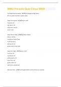 WMU Pre-solo Quiz Cirrus SR20 QUESTIONS AND ANSWERS GRADED A+