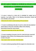 ATI RN ADULT MEDICAL SURGICAL EXAM A 2022 WITH NGN A+ VERIFIED QUESTIONS AND ANSWERS