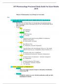 ATI Pharmacology Proctored Study Guide For Exam Retake 2019 Pharm ATI Information: List of Drugs to review/study Note  LEARN HOW TO GROUP DRUGS BY THEIR SPELLING (Specifically the ending of the word) o Rationale: This will better help associate the drug 