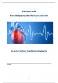 Eindopdracht Kwaliteitszorg Hartfunctielaborant, ook goed te gebruiken als template/voorbeeld