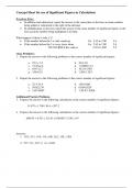 Sig Fig Calculation