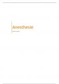 Samenvatting  Anesthesie