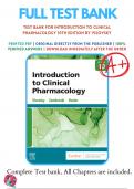 Test Bank Introduction to Clinical Pharmacology 10th Edition Visovsky,Complete Test Bank