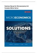 Solutions Manual for Microeconomics 3rd Canadian Edition Karlan