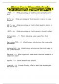 Water Cycle Gizmo8th Grade Comprehensive Currriculum Unit 5 Questions and Correct Answers