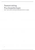 Samenvatting Ontwikkelingspsychopathologie bij kinderen en jeugdigen
