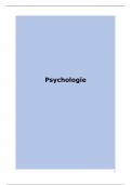 Samenvatting psychologie 2023-2024 VOLLEDIG