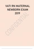 VATI RN MATERNAL NEWBORN EXAM 2019