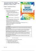 Test Bank Davis Advantage for Basic Nursing Thinking, Doing, and Caring: Thinking, Doing, and Caring Third Edition by Leslie S. Treas 9781719642071 Chapter 1-46|Complete Guide A+