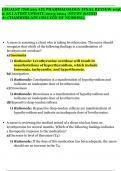 LEGALST 7NR 293 ATI PHARMACOLOGY FINAL REVIEW 103Q & AS LATEST UPDATE 2023/2024 -STUDY RATED A+CHAMBERLAIN COLLEGE OF NURSING.