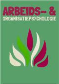 Samenvatting Arbeids- en Organisatiepsychologie 2023-2024