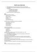 BIOS 255 Week 8 Exam 3 (Weeks 5, 6 and 7) Study Guide