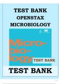 OPENSTAX MICROBIOLOGY TEST BANK OpenStax Microbiology THIS TEST BANK COVERS ALL CHAPTERS 1-26 OF THE BOOK