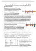 Samenvatting metabolisme en metabole regeling H5-8