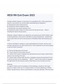  HESI RN Exit Maternity Exam Questions and Answers Latest Update