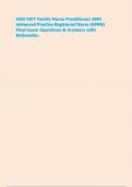 Hesi Exit-Family Nurse Practitioner And Advanced Practice Registered Nurse APRN Final Exam Questions Answers With Rationale 2024.