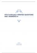 VITA Certification VERIFIED QUESTIONS AND  ANSWERS A+       Which of the following is a violation of the Volunteer Standards of Conduct? a . Knowingly preparing a false tax return b . Having a donation/tip jar in the taxpayer waiting area at the site c . 