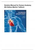 Solution Manual for Human Anatomy  8th Edition Martini Tallitsch