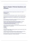 Egan's Chapter 5 Review Questions and Answers Graded A