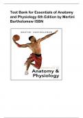 Test Bank for Essentials of Anatomy  and Physiology 6th Edition by Martini  Bartholomew ISBN